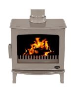 An antique shade multi fuel stove, a antique shade enamel finish stove, eco design stove and high efficiency stove