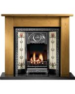 Lincoln Tulip Wooden Fireplace Package