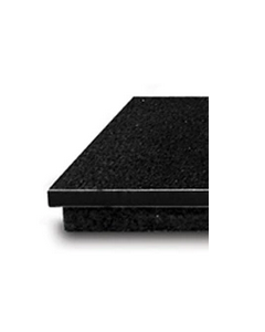 Absolute Black Granite Hearth 1 Piece 132x38cm