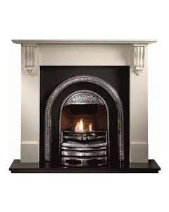 Bolton Highlight Polished Cast Iron Arched Insert with Back