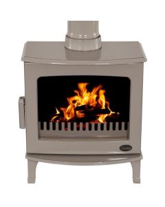 A antique wood burning stove, an antique enamel finish stove, eco design stove and high efficiency stove