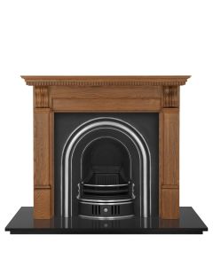 Coleby Highlight Polished Cast Iron Arched Insert