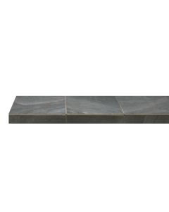 Graphite Slate Tiled Hearth with Tongue 48"x12"