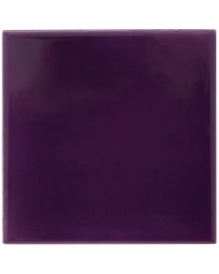 Set of 10 Plain Purple Tiles