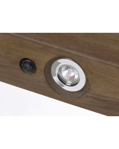 48" Geocast Classic Oak Beam Dark with Ambient Lights