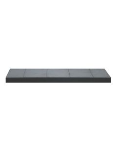 Porcelain Slate Tiled Hearth with Tongue 48"