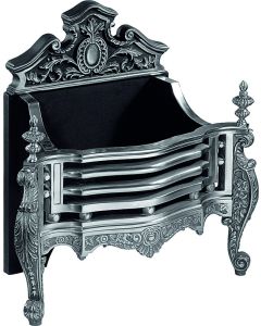 Queen Anne Polished Fire Basket 