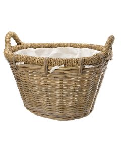 Rattan Basket Rosewood