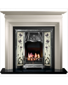 Toulouse Asquith Aegean Limestone Fireplace